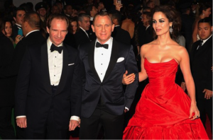 Daniel Craig en una de las premiers de James Bond 007