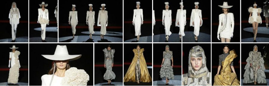 Detalle del desfile de Fernando Claro