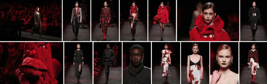 Detalle del desfile de Juan Vidal