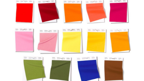 Muestras colores Primaverales