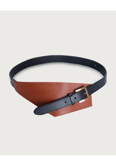 Justina marron/negro