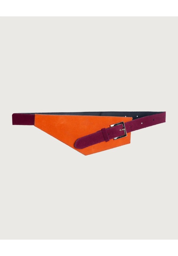 Justina burdeos/naranja