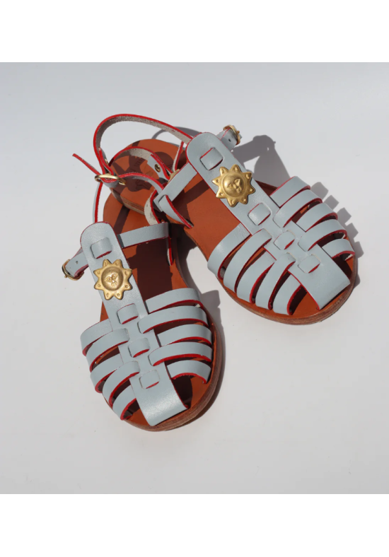 Sandalias de Pescador  Gloria Toque Rojo + Sol