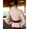 CHAQUETA PUNTO CONCHA BEIGE