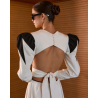 VESTIDO CHIARA CRUDO