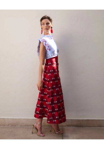 CAMISA ANNA BORDADOS BEIGE