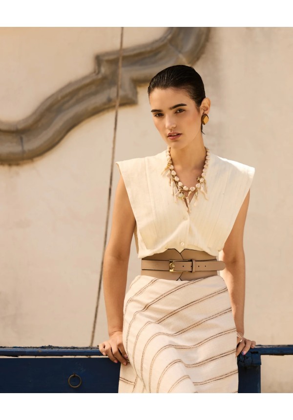 CAMISA ANNA BEIGE