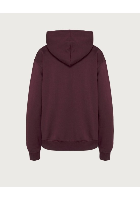 SUDADERA LEO GRANATE