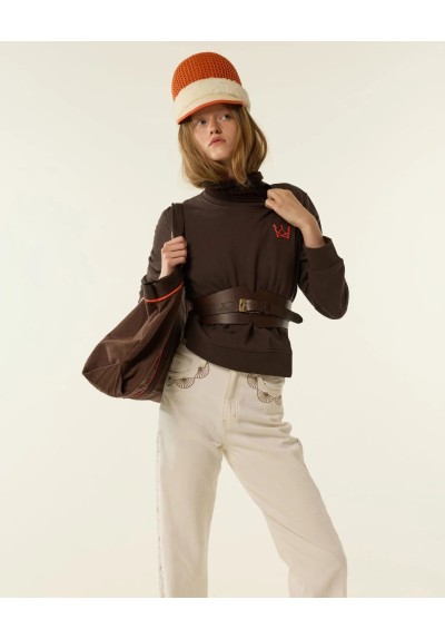 SUDADERA SAM MARRON