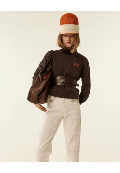SUDADERA SAM MARRON