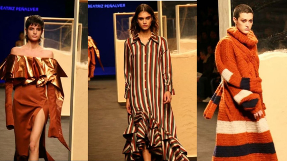 Desfile de Beatriz  Peñalver, una diseñadora novel que nos sorprende con una colección de colores muy naturales.