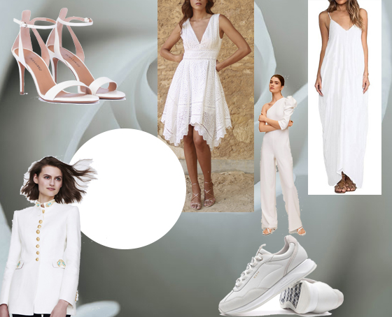 Prendas en blanco para este verano entre las que puedes encontrar nuestra casaca de la firma The Extreme Collection con bordados