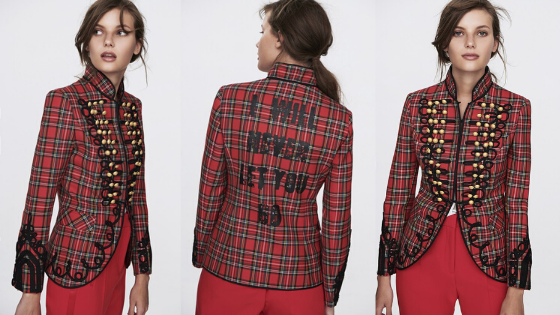 Chaqueta tartan roja The Extreme Collection by Pelayo Díaz