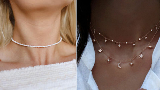 Chokers o como se dio a conocer este tipo de collar en los 90 , gargantilla