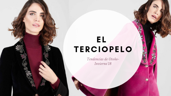 EL TERCIOPELO EN LAS PRENDAS DE VESTIR
